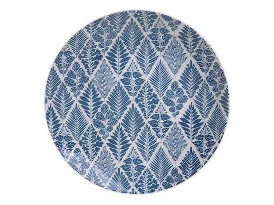 Πιάτο Γλυκού Πορσελάνινο 6-60-043-0016 Φ19cm White-Blue Click Πορσελάνη
