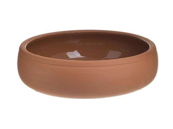 Πυρίμαχο Σκεύος Στρογγυλό 6-60-008-0011 Φ26x7,5cm Brown Click Κεραμικό