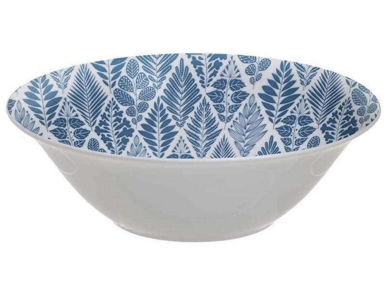 Σαλατιέρα Πορσελάνινη 6-60-043-0017 Φ20cm White-Blue Click Medium Πορσελάνη