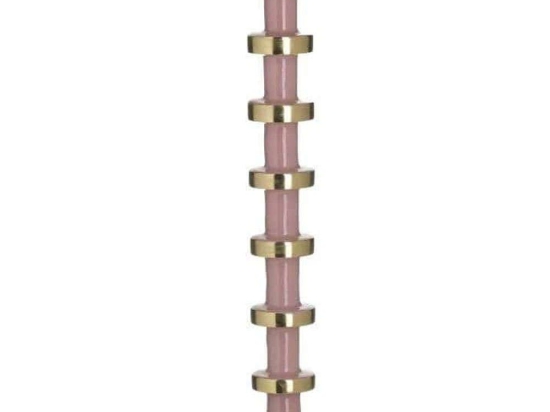 Κηροπήγιο 3-70-650-0029 Φ10x30cm Pink-Gold Inart Εμαγιέ