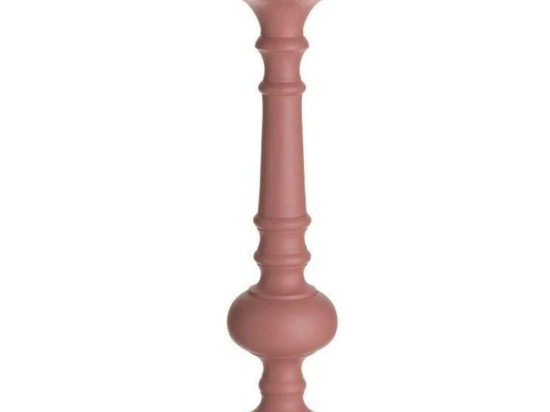 Κηροπήγιο 3-70-285-0094 Φ10x31cm Pink Inart Μέταλλο