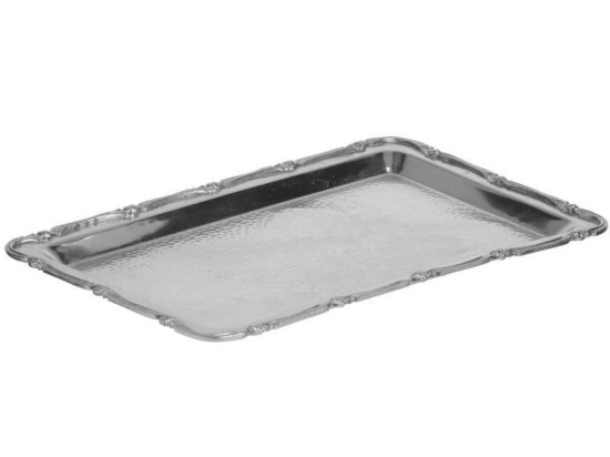 Δίσκος Σερβιρίσματος 3-70-803-0074 34x23x2cm Silver Inart Μέταλλο