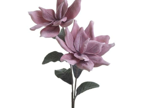 Διακοσμητικό Λουλούδι 3-85-246-0218 Purple-Pink Υ110cm Inart Πλαστικό
