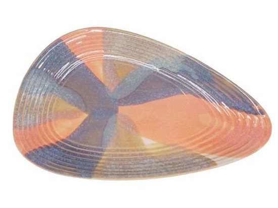 Πιατέλα Διακοσμητική 3-70-473-0065 40x24x4cm Multi Inart Κεραμικό
