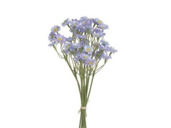 Διακοσμητικό Μπουκέτο 3-85-084-0161 25cm Purple Inart Μέταλλο,Ύφασμα