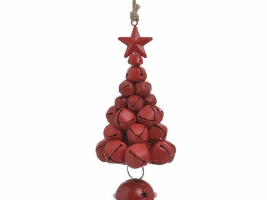 Δεντράκι Κρεμαστό Μεταλλικό 2-70-822-0117 7x7x17cm Red Inart
