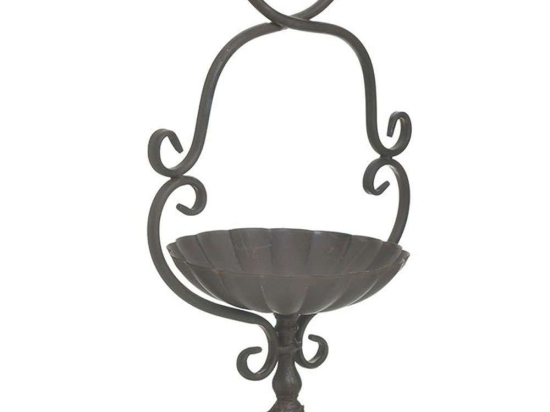 Διακοσμητική Πιατέλα 3-70-569-0066 24x17x35cm Brown Inart Μέταλλο