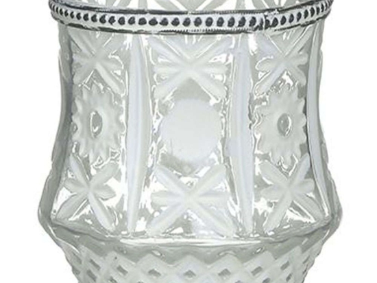 Κηροπήγιο 3-70-912-0202 Φ12x11cm Clear Inart Μέταλλο,Γυαλί