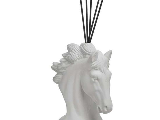 Αρωματικό Χώρου Με Στικς Άλογο 6-80-392-0018 20x10x25cm White Click Κεραμικό