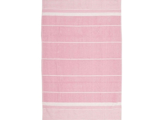 Πετσέτα Θαλάσσης Ριγέ 5-46-807-0095 Pink-White Ble Θαλάσσης 100% Βαμβάκι