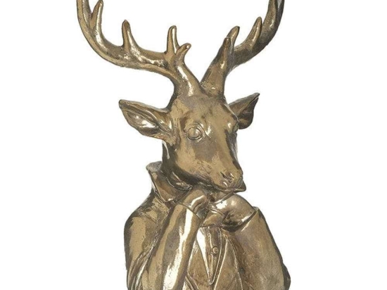 Τάρανδος 2-70-507-0010 28x15x38cm Gold Inart Multi Inart