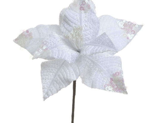 Λουλούδι - Κλαδί 2-85-397-0102 55cm White Inart