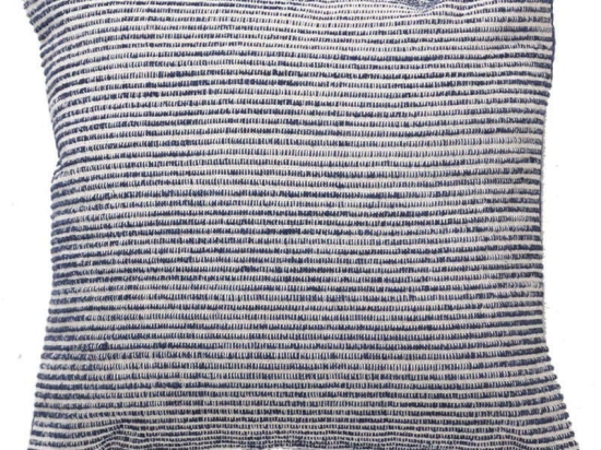 Μαξιλαροθήκη Διακοσμητική Lotus Handwoven 0610005 Ivory-Blue Soulworks 50Χ50 100% Βαμβάκι
