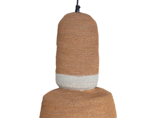 Φωτιστικό Οροφής Nogales 840008 25x25x39cm Natural-White Soulworks