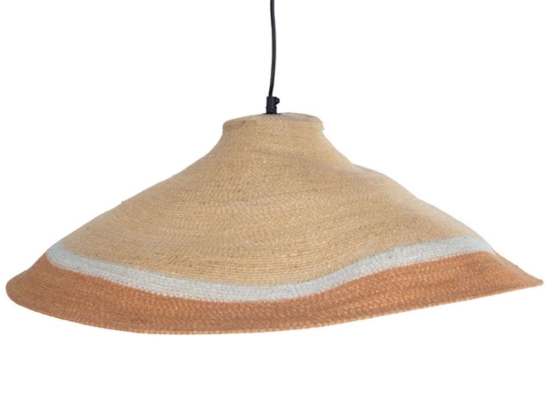 Φωτιστικό Οροφής Toluca 840010 70x70x20cm Natural-Orange Soulworks