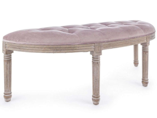 Σκαμπό Tilde 0743501 125x42x48 Woodrose Ξύλο,Ύφασμα