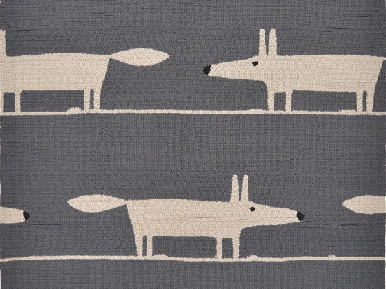Χαλί Παιδικό Mr. Fox 425305 Grey-White Scion 120X180cm