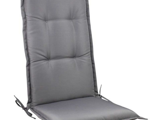 Μαξιλάρι Καρέκλας Flap Ε205,H3 Ψηλό 117(45+72)x45/5cm Grey