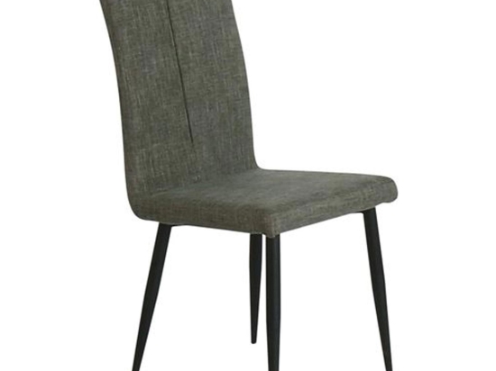 Καρέκλα Mina ΕΜ761,2 Brown 43x48x97 cm Σετ 6τμχ Μέταλλο,Ύφασμα