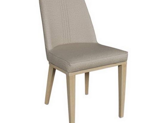 Καρέκλα Caster ΕΜ157,2 45x60x89cm Natural-Beige Σετ 6τμχ Μέταλλο,Τεχνόδερμα