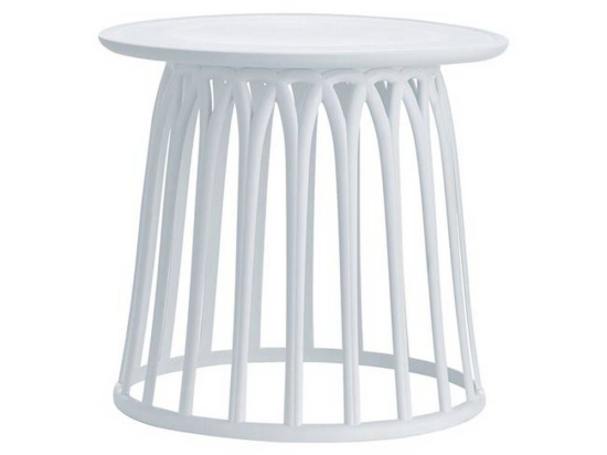 Τραπεζάκι Saba White Ε382,1 D.50x45cm