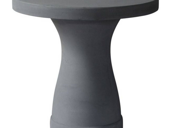 Τραπέζι Concrete Cement Grey Ε6206 D.80 H.75cm