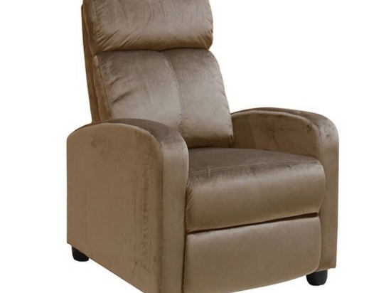 Πολυθρόνα Porter Relax Camel Velure Ε9781,2 68x86x99cm Βελούδο