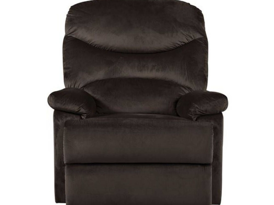Πολυθρόνα Luisa Relax Dark Brown Velure Ε9780,2 80x90x99cm Βελούδο
