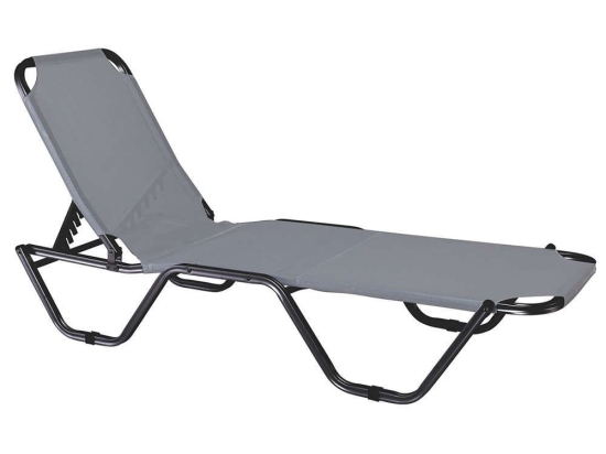 Ξαπλώστρα Creta Ε281,8 60x197x30cm Anthracite