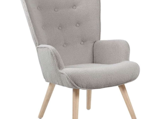 Πολυθρόνα - Μπερζέρα Alma Ε7141,60 69x76x97cm Light Grey