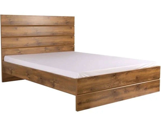 Κρεβάτι Borneo (Για Στρώμα 150x200cm) Ε7018,1 160x211x114cm Walnut Διπλό