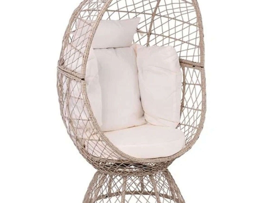 Πολυθρόνα Crown Egg Ε6747,1 78x73x142cm White