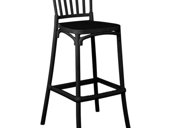 Σκαμπό Μπαρ Windsor Ε400,2 49x46x103cm Black