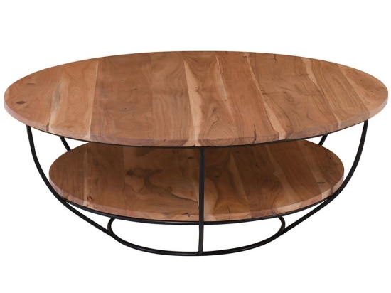 Τραπεζάκι Roy-W ΕΑ7075,W 90x35cm Natural-Black