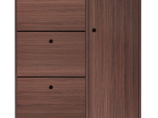 Παπουτσοθήκη Ε834,1 100x24x112cm Walnut