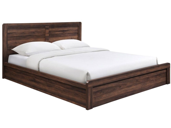 Κρεβάτι Διπλό Caliber Ε73860,2 168x210x100cm Walnut Διπλό