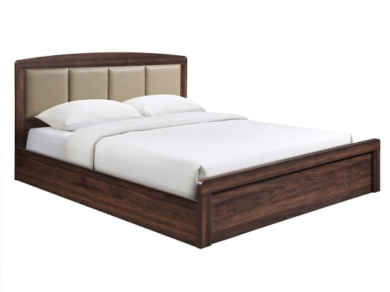 Κρεβάτι Διπλό Caliber (Για Στρώμα 150x200cm) Ε73861,2 158x210x100cm Walnut Διπλό