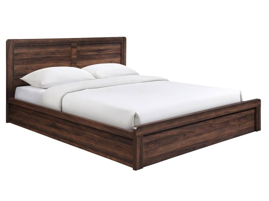 Κρεβάτι Διπλό Caliber (Για Στρώμα 150x200cm) Ε73862,2 158x210x100cm Walnut Διπλό