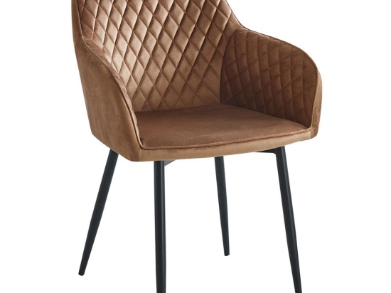 Πολυθρόνα Lila ΕΜ7851,3 56x60x81cm Black-Brown