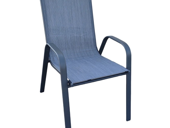 Πολυθρόνα Στοιβαζόμενη Κήπου Rio Ε270,51 54x75x91cm Anthracite-Grey