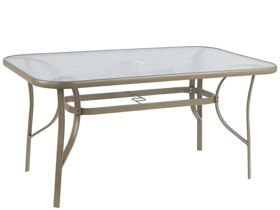 Τραπέζι Rio Ε2501,4 150x90x71cm Cappuccino-Beige
