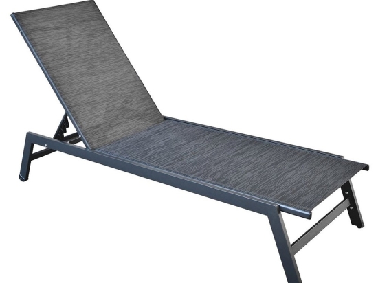 Ξαπλώστρα Corte Ε6726,1 60x191x31cm Anthracite-Black