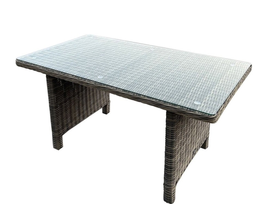 Τραπέζι Dining Βεράντας Arizona-Κήπου Ε673 140x80x70cm Brown