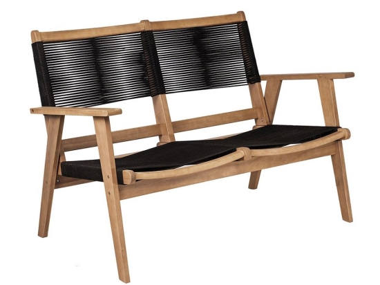 Καναπές Διθέσιος Coffee Living Ε2352,1 119x71x84cm Natural-Black Διθέσιος