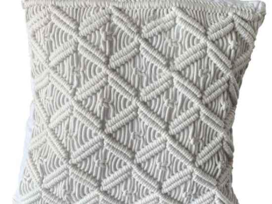 Μαξιλάρι Διακοσμητικό (Με Γέμιση) 00.02.23524 White 45X45 100% Βαμβάκι