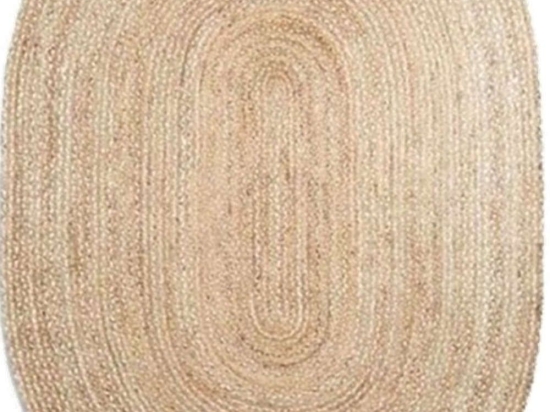 Χαλί Γιούτας Οβάλ 00.02.23553 Natural 110X170cm