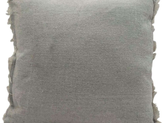 Μαξιλάρι Διακοσμητικό (Με Γέμιση) 00.02.23809 Grey 45X45 100% Βαμβάκι