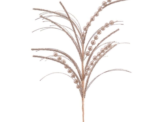 Κλαδί Με Glitter 00.11.13687 76cm Champagne