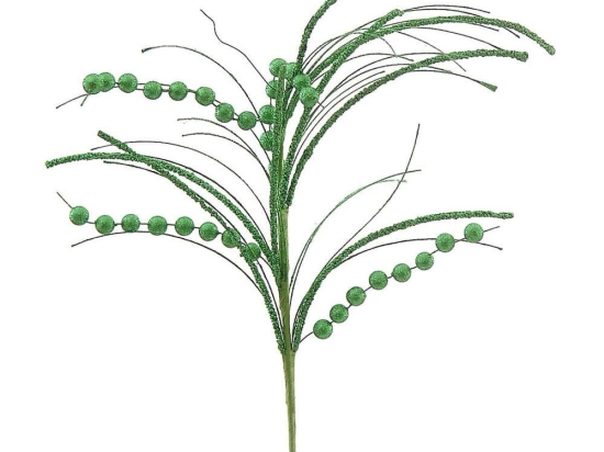 Κλαδί Με Glitter 00.11.13687 76cm Green