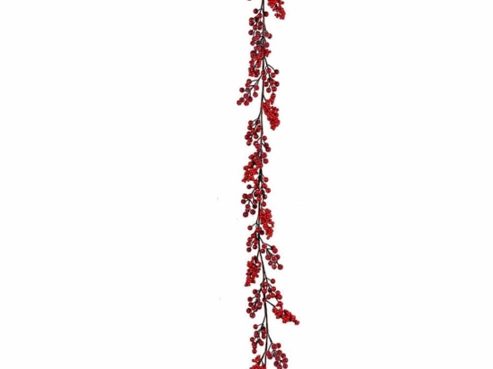Γιρλάντα Χριστουγεννιάτικη Με Βerries 150cm Red